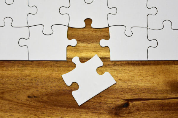 Photo of a Jigsaw puzzle used to represent the Context of an organization also known as COTO